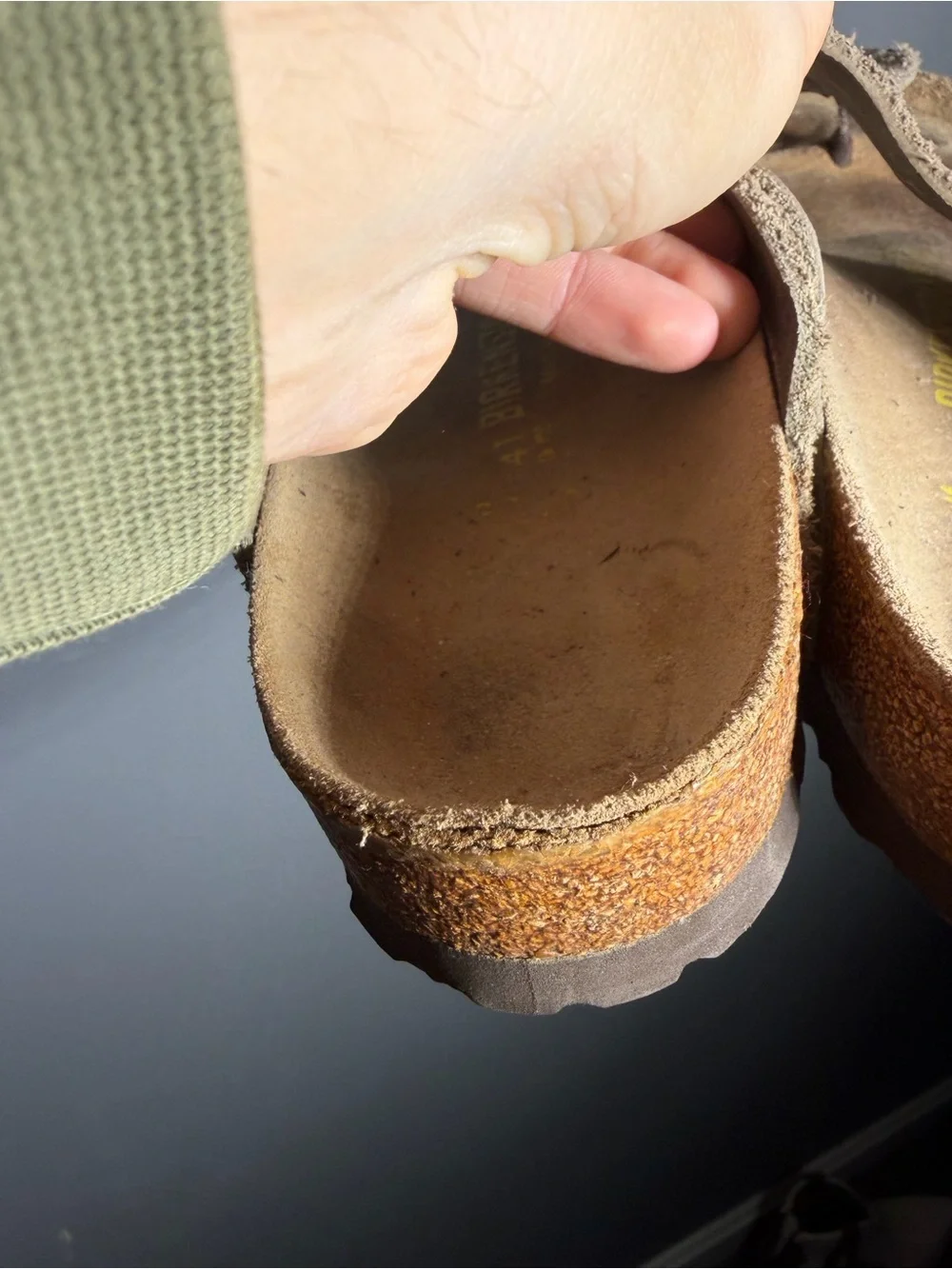 Birkenstock Gizeh Suede Sandals Size EU 41